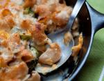 American Skillet Macaroni and Broccoli and Mushrooms and Cheese Recipe Appetizer