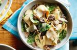 American Lamb meatballs And Mushrooms With Rag Pasta Recipe Dinner
