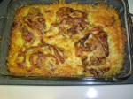 American Cheesy Chops and Peppers Casserole Dinner