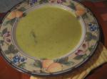 American Asparagus or Broccoli and Fontina Cheese Soup Appetizer