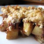 Crumble Apples Pears and Nutella Trademark recipe