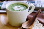 American Spinach And Coconut Soup Recipe Appetizer