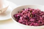 American Warm Red Cabbage Coleslaw Recipe Appetizer