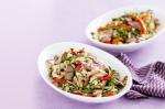 British Lamb And Mushroom Risoni Salad Recipe Dinner