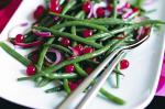 American Green Beans With Red Onion And Redcurrants Recipe Dinner