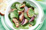 British Grilled Apple And Chicken Sausage Salad Recipe Appetizer