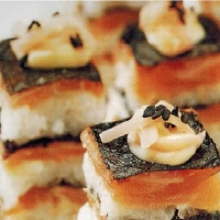 Japanese Layered Sushi Appetizer
