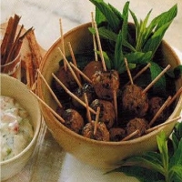 Lebanese Spicy Koftas Appetizer