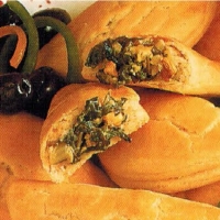 Bulgarian Spinach And Olive Turnovers Appetizer