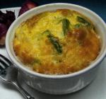 French Low Fat Cheese and Asparagus Souffle Dinner