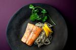 Japanese Arctic Char With Soba Noodles Pine Nuts and Lemon Recipe Appetizer