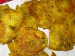 Colombian Patacones fried Plantain Dinner