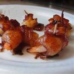 British Spicy Grilled Shrimp in Bacon Dinner
