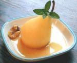 American Poached Pears With Gingerbread Cider Syrup Dessert