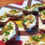 American Goatcheese and Pistachiostuffed Dates Dinner