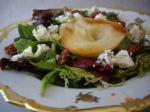 American Roasted Pearhoney Salad With Baby Greens Dessert