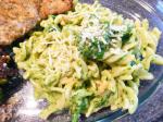 American Fusilli With Glorious Green Spinach Sauce Dinner