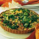 British Quiche with Broccoli and Paprika Appetizer
