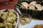 British Roasted Cauliflower Broccoli and Garlic Appetizer