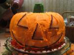 British Halloween Fun  Pumpkin Cake O Lantern jack Olantern Dessert