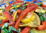 Canadian Yellow Squash and Red Pepper Saute Appetizer