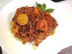 American Lamb and Lentil Curry Appetizer