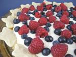 American Raspberry Blueberry Star Tart Dessert