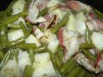 American Southern Green Beans and Potatoes Appetizer