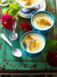 American Almond Milk Puddings with Sesame Praline Appetizer