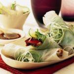 American Asian Wraps with Lamb and Plum Appetizer