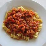 American Bolognese with Vegetables Dinner