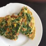 Chinese Omelet with Vegetables Breakfast