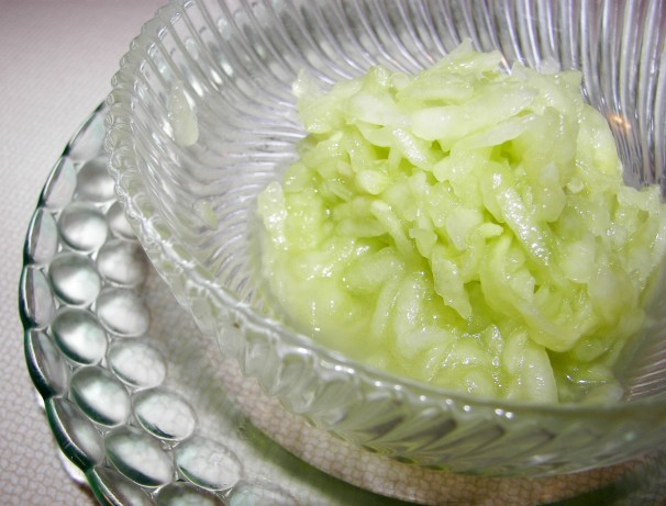 Armenian Cucumber With Orange Flower Water Appetizer