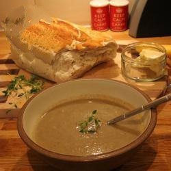 Asian Wild Mushroom Cream Soup Appetizer