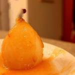 Asian Pears in Syrup with Ginger Dessert