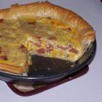 French Quiche with Corn and Bacon 1 Appetizer
