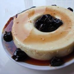Brazilian Manjar Branco brazilian Coconut Pudding with Plum Sauce Dessert
