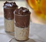 American Peanut Butter and Chocolate Pudding Cups Dessert