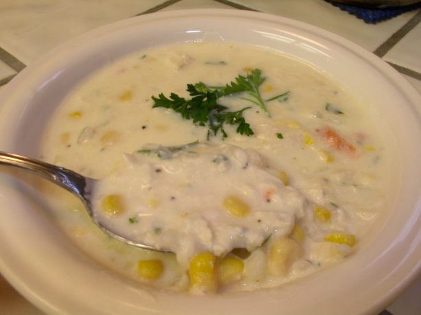 American Chicken Corn Chowder disney Style Dinner