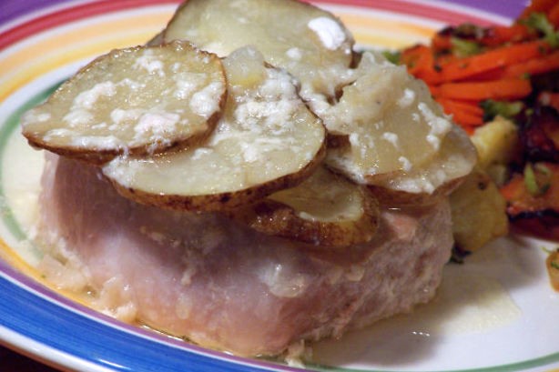 American Pork Chop Potato Bake 2 Dinner