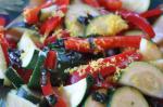 Greek Zucchini and Red Pepper Salad greece Appetizer