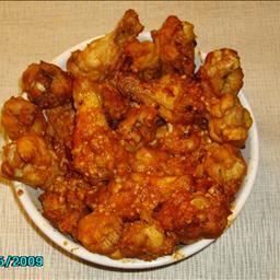 American Garlic Hot Wings Breakfast