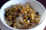 American Roasted Corn and Onions Appetizer