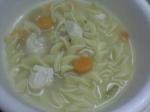 American Yummy Chicken Noodle Soup Dinner