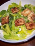 American Caesar Salad With Fried Ravioli Appetizer