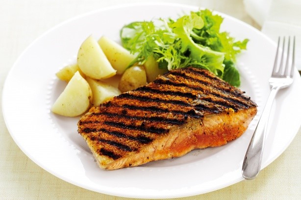 American Blackened Cajun Salmon Recipe Appetizer