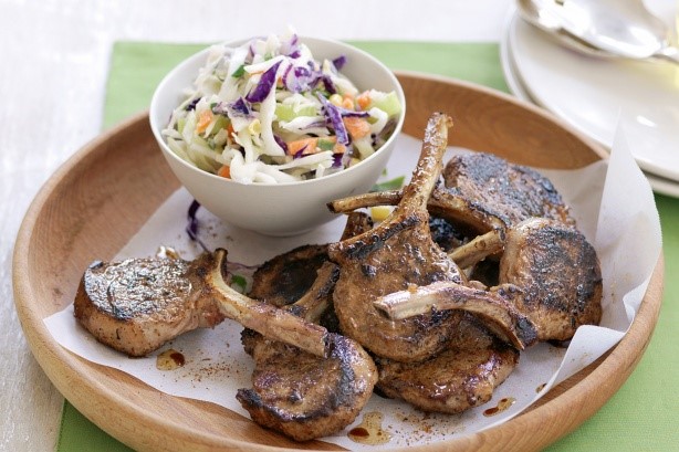 American Cajun Lamb With Coleslaw Recipe Appetizer