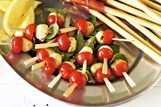 American Tomato Bocconcini Bites Recipe Appetizer