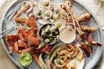 American Grilled Seafood Platter Recipe Appetizer