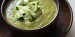 American Belly Blaster Chilled Cucumber and Avocado Soup Appetizer
